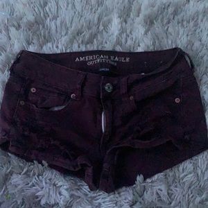 American Eagle shorts size 2, fit like a 1 or a 0
